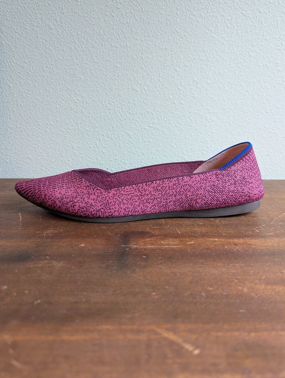 Retired Rothys The Point Fig Python Purple Flats Womens Sz 11.5 Snake Rare - Picture 8 of 12